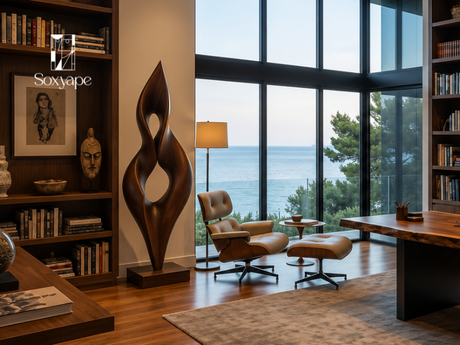 Wood Sculpture Placement Ideas
