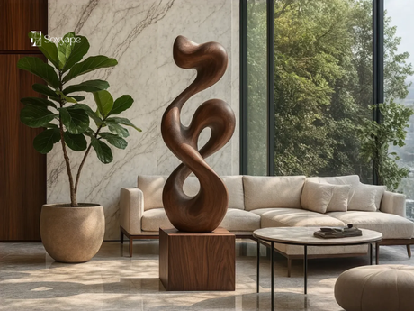 Abstract Wood Sculpture Decor Ideas - Modern Inspiration For Home Interiors