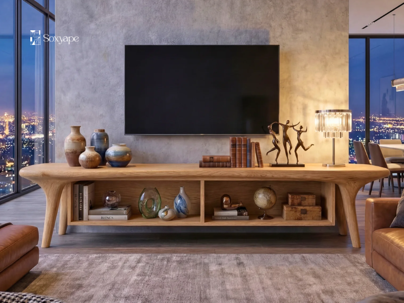 Farmhouse Tv Stand Tall - Timeless Charm Meets Elevated Function