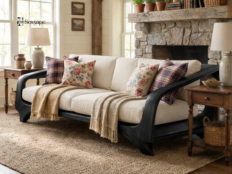 Minimalist Wood Sofa Design - Simple Warmth For Modern Living Rooms