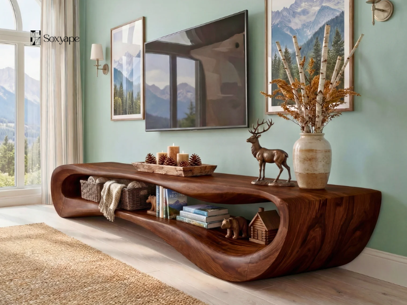 Solid Wood Tv Cabinet - Timeless Style Meets Everyday Functionality