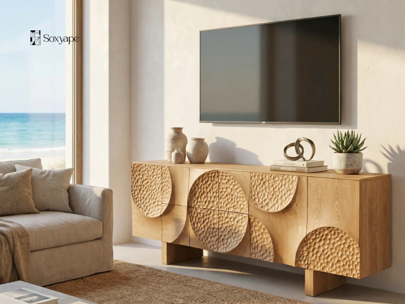 Solid Wood Rustic TV Stand - The Timeless Centerpiece Of Your Living Room