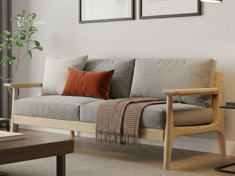 Family Friendly Wood Sofa - Comfortable Strength For Everyday Living Rooms