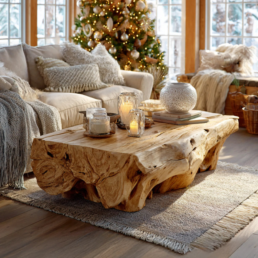 Solid Wood Round Coffee Table - A Timeless Centerpiece For Every Home