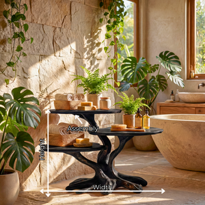 Tree Root Side Table Handmade Organic Wood Accent Stand