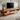 Live Edge Solid Wood TV Console with Sculpted Frame