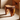 Monolithic Solid Wood Accent Stool for Modern Bath