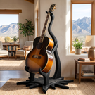 Freeform Guitar Holder Handmade Sculptural Instrument Stand