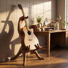 Rootform Guitar Holder Handmade Wooden Floor Stand