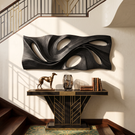 Wall Sculpture Abstract Flow with Organic Curves and Open Forms