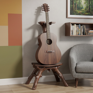 Driftwood Guitar Holder Handmade Wooden Floor Stand