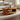 Oval Solid Wood Coffee Table with Shelf