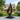 Large Outdoor Solid Wood Abstract Sculpture for Modern Garden Landscape