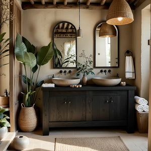Solid Wood Vanity for Coastal Bathrooms
