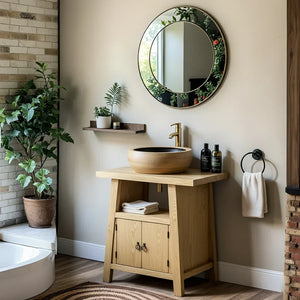 Solid Wood Bathroom Vanity for Spa-Inspired Bathrooms