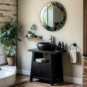 Solid Wood Bathroom Vanity for Spa-Inspired Bathrooms