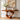 Teardrop Loop Sculptural Solid Wood Console Table with Open Core Base