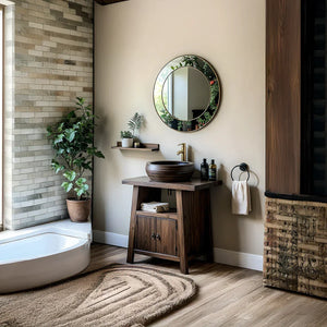 Solid Wood Bathroom Vanity for Spa-Inspired Bathrooms