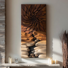 Carved Solid Wood Wall Panel for Interior Design
