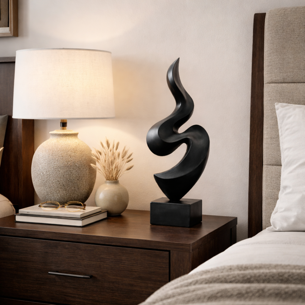 Modern Abstract Sculpture Minimalist Contemporary Table Decor
