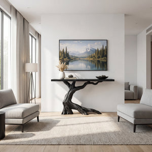 Twisted Branch Solid Wood Console Table