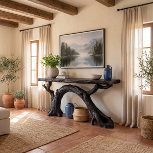 Arched Branch Solid Wood Console Table