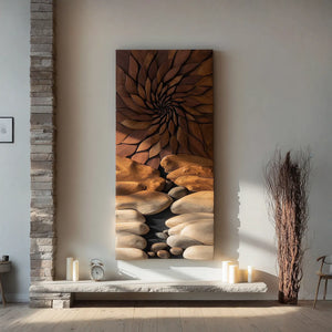 Carved Solid Wood Wall Panel for Interior Design