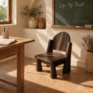 Solid Wood Kids Chair Handcrafted Wooden Chair for Children