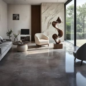 Hand-Carved Abstract Solid Wood Sculpture for Modern Interior Spaces