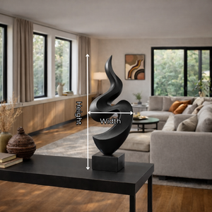 Modern Abstract Sculpture Minimalist Contemporary Table Decor