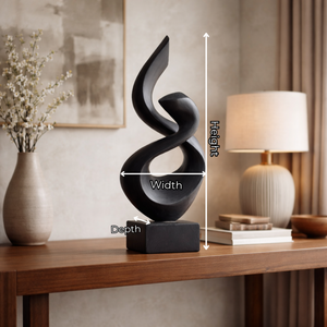 Modern Abstract Sculpture Minimalist Contemporary Table Decor
