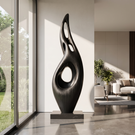 Solid Wood Contemporary Sculptural Form for Luxury Interior Spaces