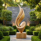 Large Abstract Floor Sculpture for Indoor and Outdoor Spaces