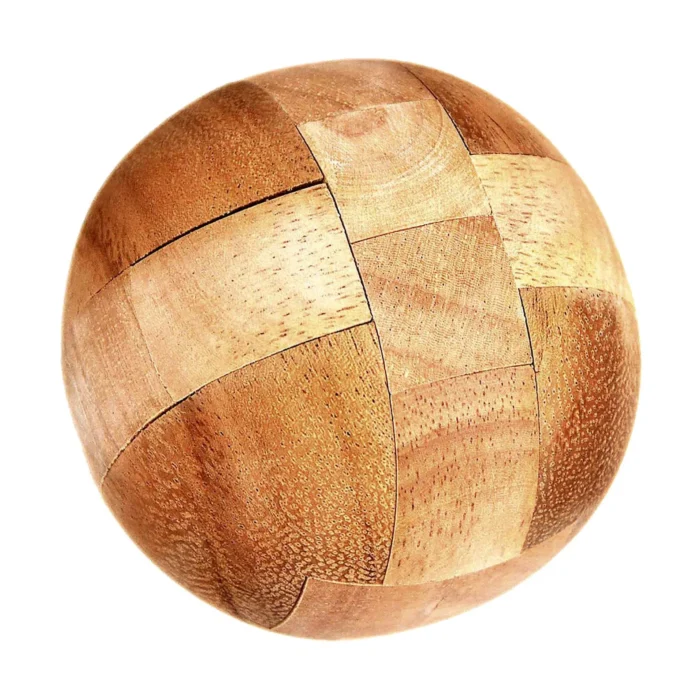 Cannonball Cluster Wooden Sphere Assembly Puzzle