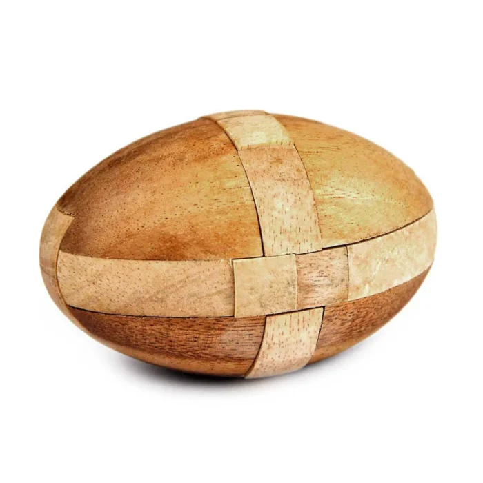 Leonardo Ellipse Shaped Wooden Three Dimensional Brain Puzzle